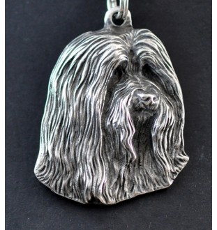 Bearded Collie naszyjnik posrebrzany Art-Dog